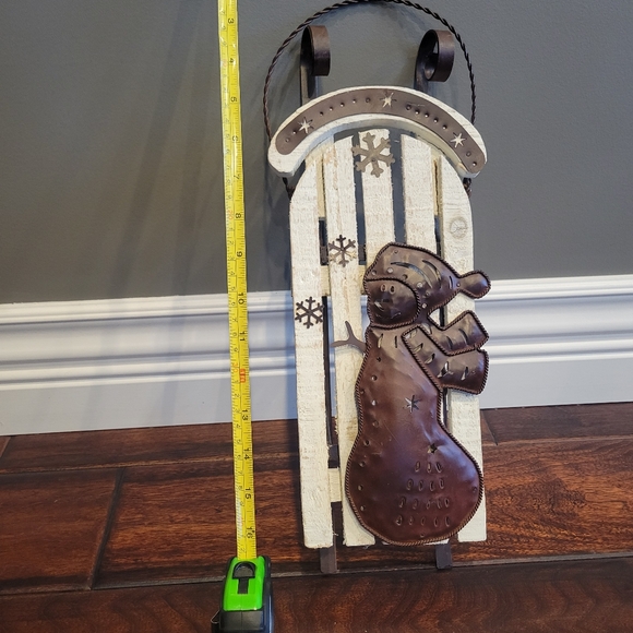 Mini wood and metal sled - Picture 2 of 4